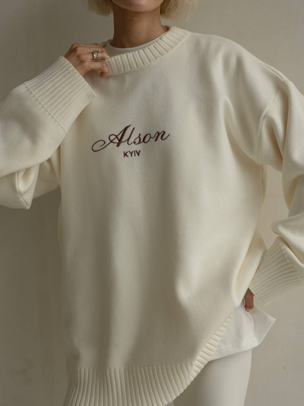 Светр Alson з вишивкою (мілк)