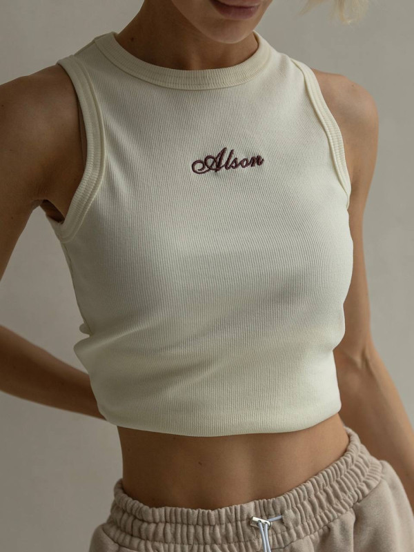 Майка Alson (крем/шоко)