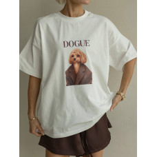 Футболка з принтом DOGUE